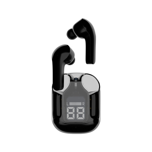 Cellecor Bropods Cb07 True Wireless Earbuds - Plastic, Sleek Black Design | 25 Hours Playback, Bluetooth 5.1, Hd Sound, Water Resistant, Volume Control
