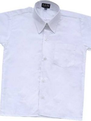 Comfortable To Wear School Uniform Cotton Shirt