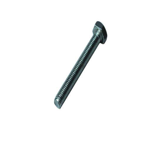 High Tensile Steel Hex Bolt - Durable, Rust Free, Corrosion Resistant | Polished Finish, Silver Color, Ideal for Commercial Use