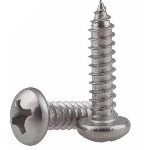 Corrosion And Rust Resistant Mild Steel Pan Head Self Tapping Screw