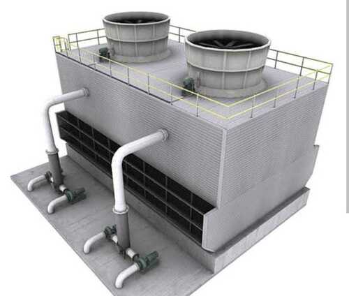 Grey Electric Automatic Cooling Tower For Industrial Use