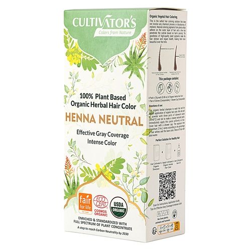 Easy To Use Herbal Hair Color- Neutral Henna