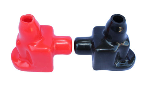 PVC Flexible Red And Black Battery Terminal Covers