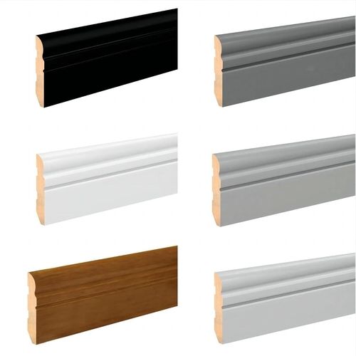 Solid Wood Moulding Skirting Kicker For Flooring