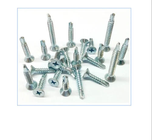 Corrosion And Rust Resistant CSK Drill Point Zinc Window Screw