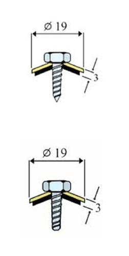 संक्षारण और जंग प्रतिरोधी स्टेनलेस स्टील टैपिंग स्क्रू