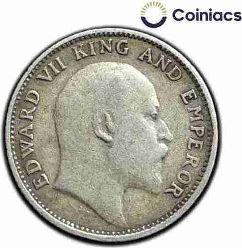 ½ Pice Edward VII King & Emperor Bronze old coin - Coiniacs