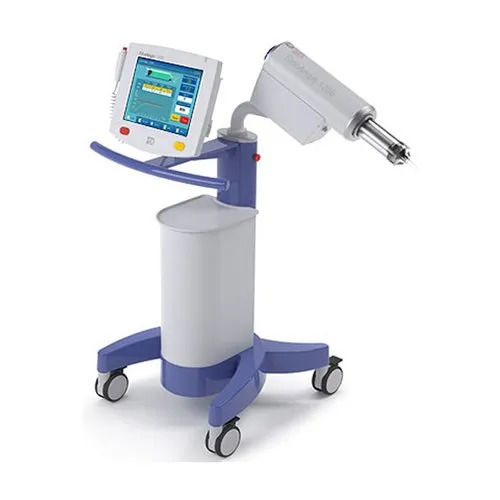 Lcd Display Radiology Contrast Media Pressure Injector - Pvc And Steel Construction, Suitable For Hospitals And Clinics, 3 Year Warranty, Electric Power Source, Use In Ct, Mr, And Interventional Suites