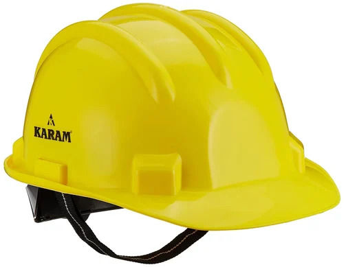 Long Lasting Portable Durable Yellow Industrial Safety Helmets