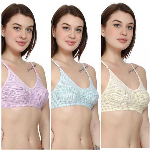 Plain Comfortable And High Design Non-padded Cotton Italian Beauty Pink  Backless Bra at Best Price in Gaya
