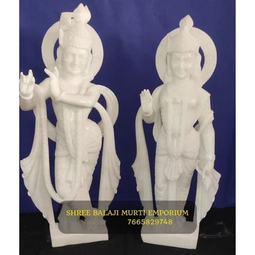 Rada Krishna Marble Morti For Worship