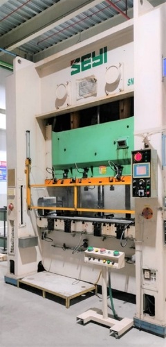 Black 200 Ton Seyi Double Point Cross Shaft Pneumatic Press With H Type Closed Frame