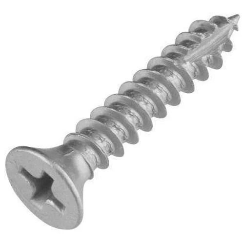 Corrosion And Rust Resistant Mild Steel Flat Head Wooden Screw