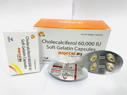 Easy To Clean Cholecalciferol Soft Gelatin Capsules