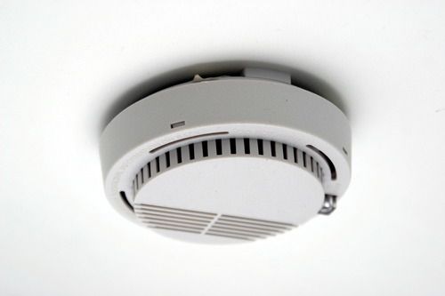 Round Shape Plastic Smoke Detector