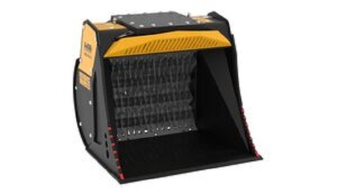 एक्सकेवेटर, लोडर और बेकहो लोडर शाफ्ट स्क्रीनर