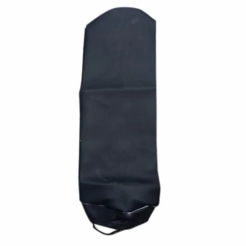 Black Color Plain Pattern Two Wheeler Seat Cover