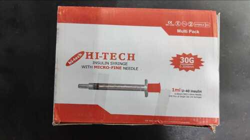 Disposable Insulin Syringes With Micro Fine Needle