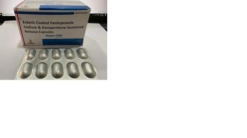 Enteric Coated Pantoprazole Sodium And Domperidone Sustained Release Capsules