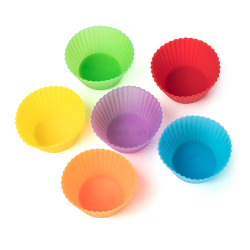 40PCS Silicone Cupcake Baking Cups Set Silicone Baking Cups For Baking,  Including 8 Shapes Silicone Muffin Cups Cupcake Molds (Round, Square, Star