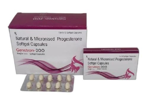 Natural Micronized Progesterone Softgel Capsules - 200 mg | Hormone Replacement Therapy for Female Infertility, Store in a Cool and Dry Place, Recommended for Women''s Health