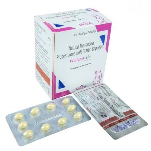 Allopathic 200Mg Micronised Progesterone Capsule Age Group: 1-14