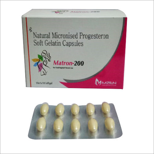 Allopathic Micronised Progesterone Soft Gelatin 200mg Capsule