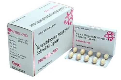 Allopathic Micronised Progesterone Soft Gelatin 200mg Capsule