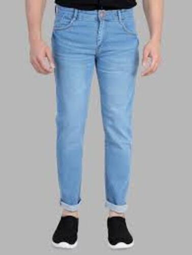 Comfortable And Skin Friendly Casual Wear Mens Blue Denim Jeans