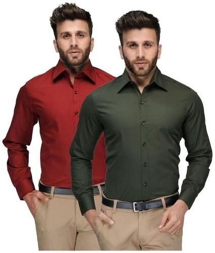 Full Sleeves Multi-color Casual Wear Mens Shirts