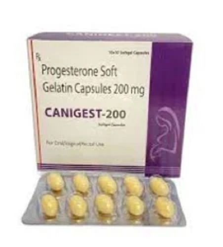 Micronised Progesterone - 200 mg Softgel Capsule | Hormone Replacement Therapy, Recommended for Female Infertility, Store in a Cool and Dry Place