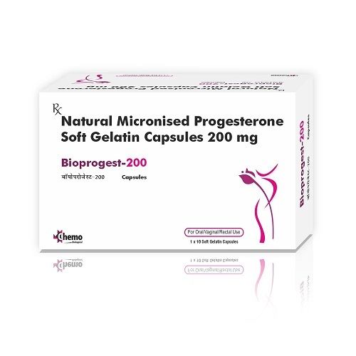 Micronized Progesterone 200mg Capsule For Female Infertility