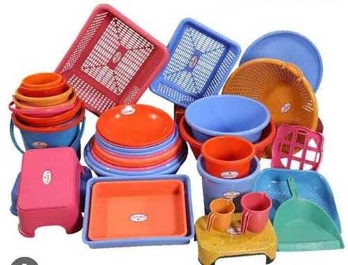 मल्टी कलर मल्टीपल शेप और साइज़ प्लास्टिक घरेलू प्रोडक्ट