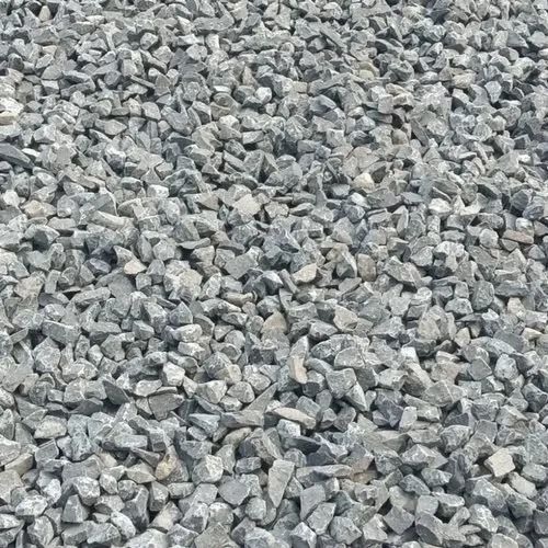 Black Natural Grey Crushed Stone For Construction