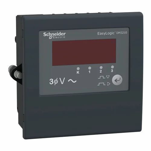 Black Dm 3210 Schneider Digital Voltmeter For Control Panel Indication