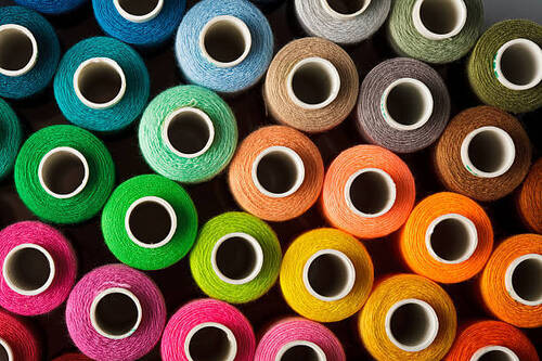 Multi Color Polyester Sewing Threads