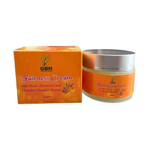 Yellow Gbh Fairness Cream With Turmeric Cream And Sandalwood 50Gm