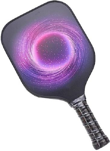 Light Weight Carbon Fiber Tennis Paddle - 7.0 to 8.25 Inches Face Size, Multicolor Design, Durable and Unisex Grip