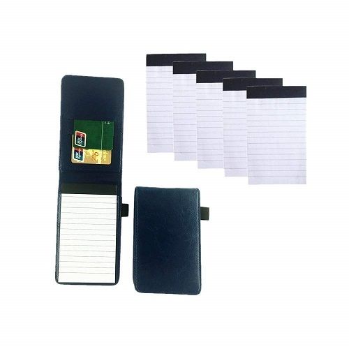 Mini Pocket Leather Cover Notepad Holder