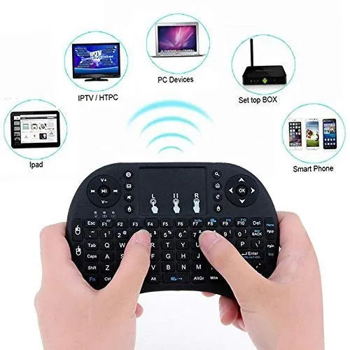 Portable And Durable Black Cordless Gaming Keyboard