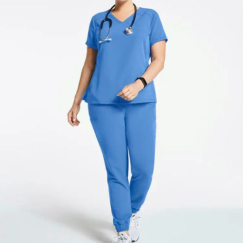 Skin Friendliness Fashionable Nurse Scrub Uniform Set