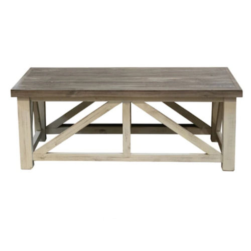 4 Leged Wooden Coffee Table (Gold Craft)
