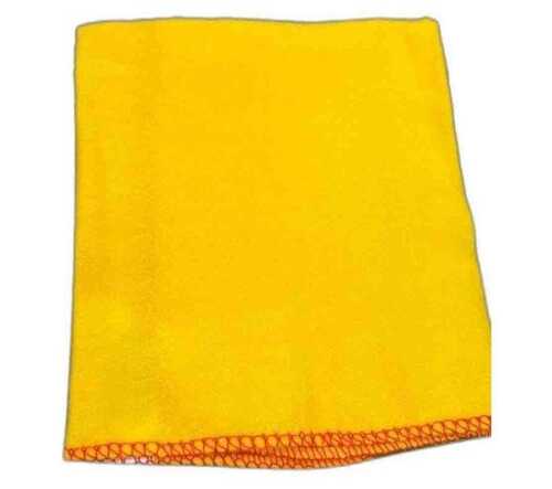 40x40cm Size 150 Gsm Cotton Fabric Yellow Flannel Duster
