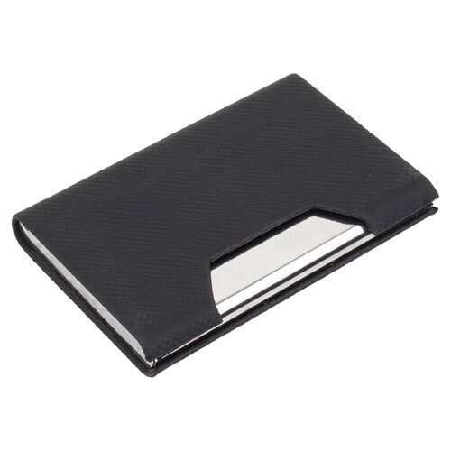 Black Stainless Steel Business Card Holder Durable