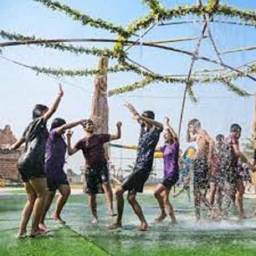 Semi-Automatic Dancing Water Fountain Rain Dance Setup