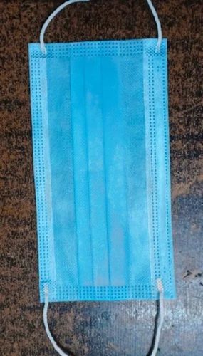 Disposable Blue Non Woven Face Mask With Earloop