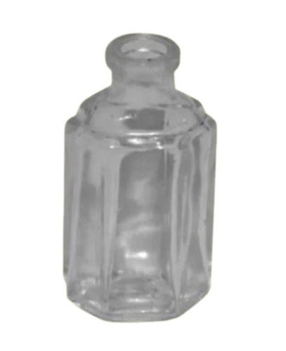 Easy Open End Round Shape Glass Scent Bottles - Color: Transparent