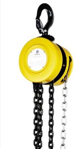 Chain Pulley - Mild Steel, Available in All Sizes, Yellow Color | Heavy Duty Industrial Usage