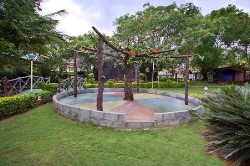 Automatic Multicolored Led Light Outdoor Rain Dance Fountain Setup