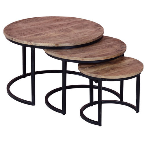 Wooden Coffee Tables (Set Of 3)